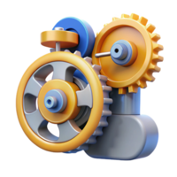vibrant rustic Interlocking Gears Mechanism, Engineering, Design, System, Machine, Technology, Cogs, Wheels, Movement, Rotation detailed png