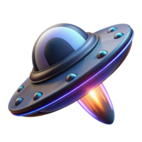impressive abstract 3D Render of a Futuristic Spaceship authentic png