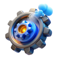 beautiful rustic System Optimization Gear Mechanism Cloud Processing high quality png