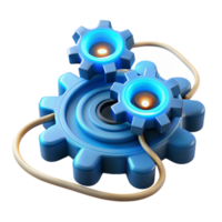 wonderful rustic Interconnected Gears System Optimization Integration exclusive png