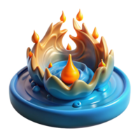 wonderful modern Abstract Liquid Splash 3D Render of Dynamic Fluid Art genuine png
