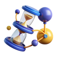 vibrant minimalist Time Management Hourglass, Productivity, Efficiency, Scheduling, Planning, Organization, Task Management, Time Tracking, Deadline, Workflow original png