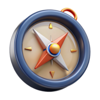 serene creative Navigate Your Path A 3D Compass Guide 4K png
