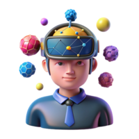 impressive creative Exploring the Metaverse Virtual Reality and Data Visualization professional png