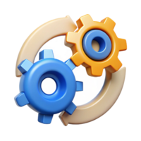 impressive contemporary Interconnected Gears System Optimization and Workflow original png