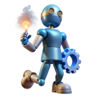 magnificent minimalist Robot Innovation Gear, Automation, Progress, Technology, Future, Development, Mechanism, Engineering, Solution, Industry original png