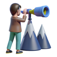 vibrant abstract Future Vision Exploring Opportunities with a Telescope high resolution png