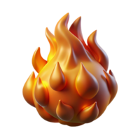 serene rustic 3D Render of Abstract Flame Orange, Fiery, Glossy, Hot, Burning, Energy, Design, Texture, Graphic genuine png