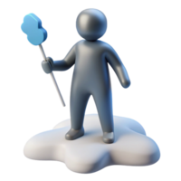 Cloud Computing A 3D Avatars Journey to the Digital Sky png