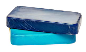 Blue and teal rectangular blocks on transparent background png