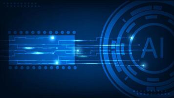Abstract digital high tech design for banner background illustration vector