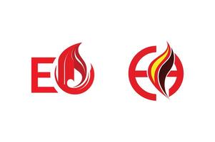 Modern Red Logo Design for HR, Marketing, and Admin Company vector