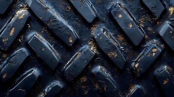 Abstract Background with Black and Gold Geometric Pattern photo