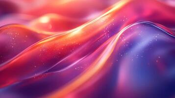 Abstract 3D Background with Wavy Lines and Glittering Texture photo