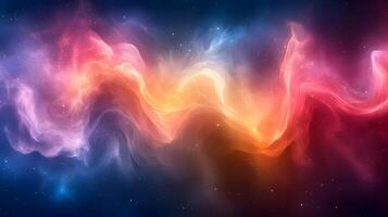An abstract space background featuring stars and nebulae photo
