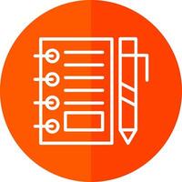 Notepad Vector Icon Design