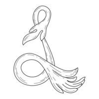 Ornament and Graphic Design with Spirals and Rolling Circle Motif vector