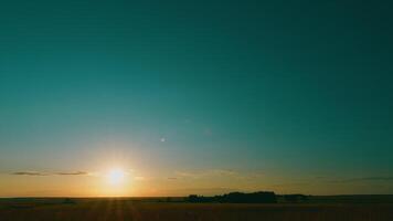 Clouds in different shades. Clouds during sunset. Panoramic view. video