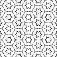 Star pattern background with geometric elements vector