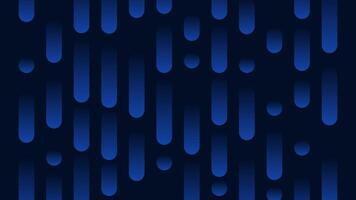 Abstract background of blue liquid descending in darkness. Minimal geometric illustration. Suitable for wallpapers, presentations, projects, etc. vector