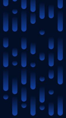 Abstract vertical background of blue liquid descending in darkness. Minimal geometric illustration. Suitable for wallpapers, presentations, projects, etc.