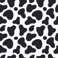 Abstract Cow Print Seamless Pattern vector