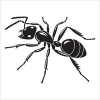 Minimalist and Artistic Ant Silhouette Graphics for Branding and Merchandising vector