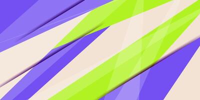 Bright paper cut abstract background with combination of green and purple square pattern with soft gradient color in the background. Eps10 vector
