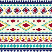 Ethnic seamless pattern. Tribal geometric background. Boho. Navajo pattern design. Native American style. clothing, textile, wrapping, background, wallpaper, carpet, embroidery, print vector