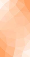Orange abstract polygonal background. Low poly style vector