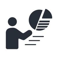 data analyst icon.Editable stroke.linear style sign for use web design,logo. vector
