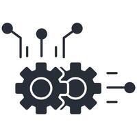 Algorithm icon.Editable stroke.linear style sign for use web design,logo. vector