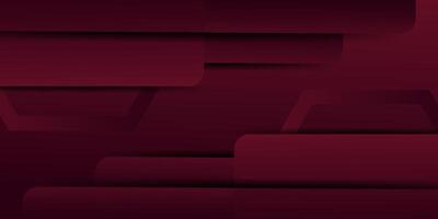 Abstract dark red dynamic background. Overlapping shapes pattern with shadow. Eps10 vector