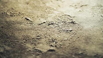Close-up view reveals a textured, slightly uneven surface with an aged or weathered appearance, creating an abstract and tactile visual. photo