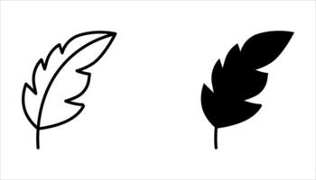 quill icon set. vector