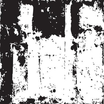 Abstract Black and Grey Grunge Texture with Scratched and Faded Patterns vector