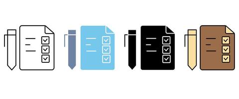 to do list concept line icon. Simple element illustration. to do list concept outline symbol design. vector