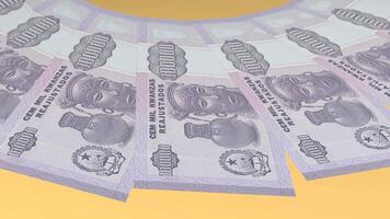 engelhaft Schleifen Design Kwanza curency von 10000 Angola video