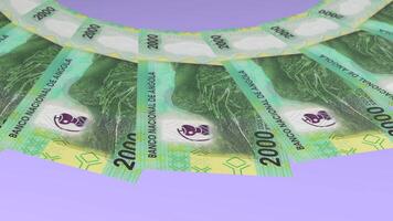 engelhaft Schleifen Design Kwanza curency von 2000 Angola video