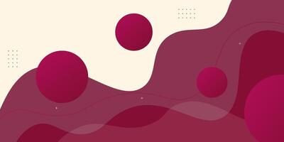 Abstract and bright red and white business banner design. Creative design for promotion. Trendy design with wave pattern. eps10 vector