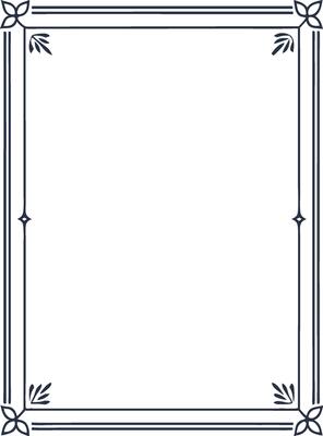 Classic frame border design