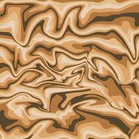 Illustration. Abstract wavy background in yellow and mustard colors. vector