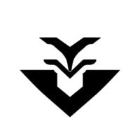 Abstract Black and White Geometric . Minimalist Modern Art Symbol. A creative graphic with bold shapes perfect for or contemporary illustration. vector