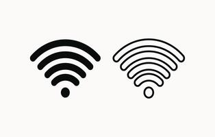 Wifi icon set. signal icon. Wireless icon vector