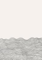 Stylish templates with organic abstract shapes and line vector