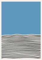 Abstract creative minimal artistic hand sketched compositions ideal for wall decoration, as postcard or brochure design vector