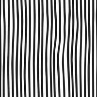 Decorative ornament with handdrawn lines. Grungy ink doodles with stripes. Black and white geometric pattern. Vertical parallel straight brush strokes vector
