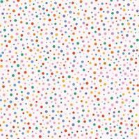 Dots graphic drawn modern pattern. Perfect for child textile or fabrics or wrapping paper. vector