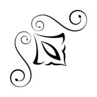 Elegant and graceful monogram design template. illustration. vector
