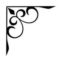 decorative element filigree calligraphy illustration eps 10 vector